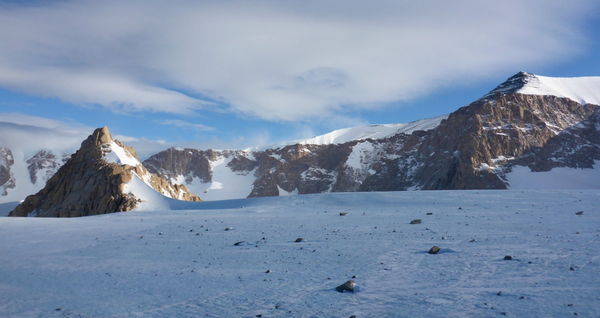 View of the Ohio Range in the Trans-Antarctic Mountains